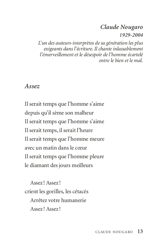 Mes premiers poètes