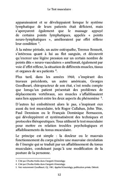 Le Test musculaire