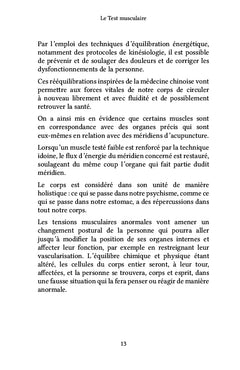 Le Test musculaire