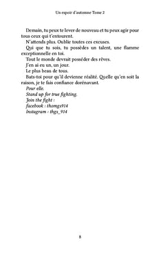 Un espoir d'automne