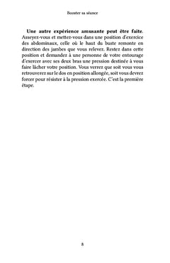 Booster sa séance