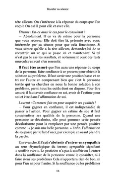 Booster sa séance