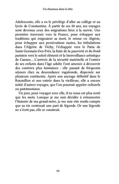Un chameau dans la tête
