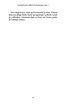 La mystérieuse affaire de Saintonge, tome 1