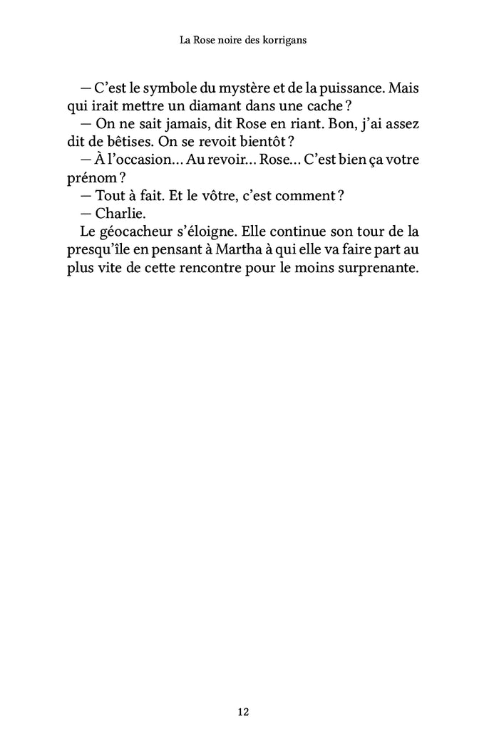 La rose noire des korrigans