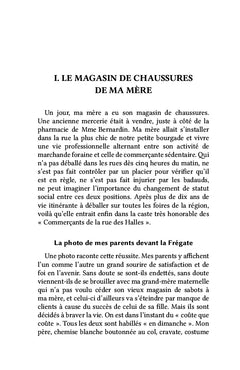 Les vitrines de ma mère