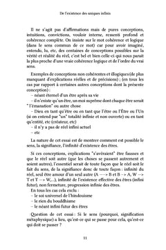 De l'existence des uniques infinis
