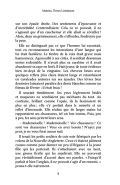 Matries, Terres Lointaines
