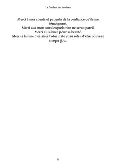 La couleur du bonheur