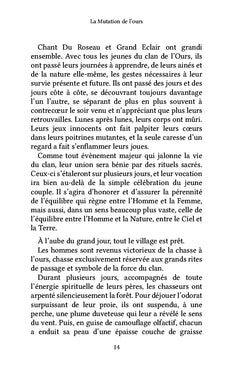 La mutation de l'ours