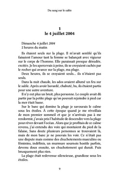 Du sang sur le sable