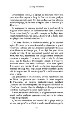 Du sang sur le sable
