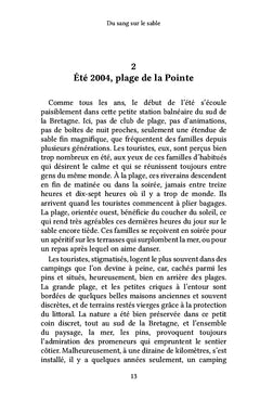 Du sang sur le sable