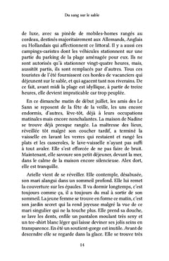 Du sang sur le sable