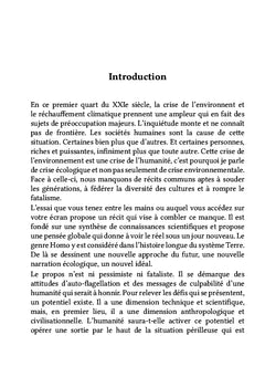 L'Anthropozoïque Un nouveau récit écologique
