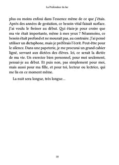 La Profondeur du lac