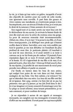 Au-dessus de mon épaule