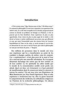 Apprendre à vivre à la lumière des EMI