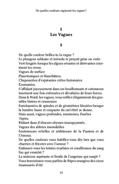 De quelles couleurs rugissent les vagues ?