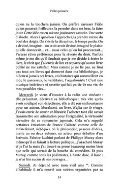 Folles pensées