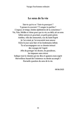 Voyage d'un homme ordinaire