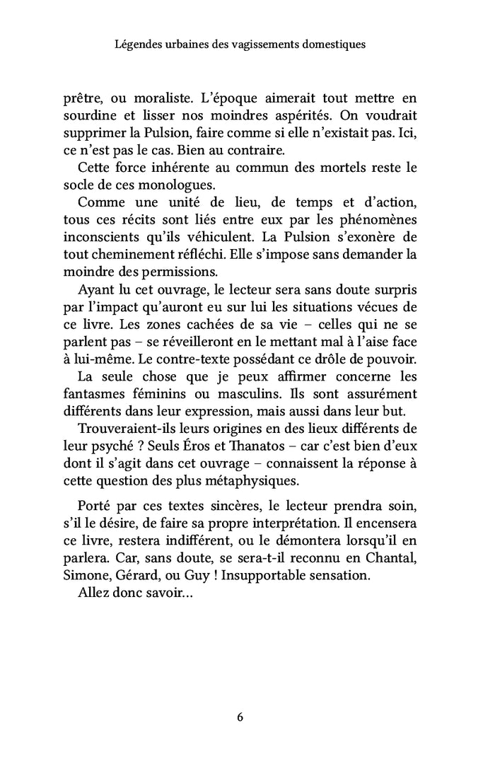 Légendes urbaines des vagissements domestiques