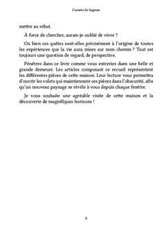 Carnets de sagesse