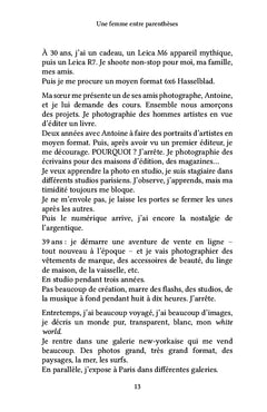 Une femme entre parenthèses