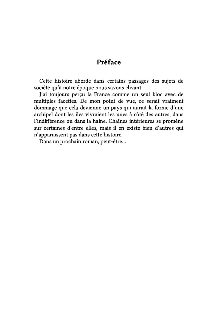 Chaînes intérieures