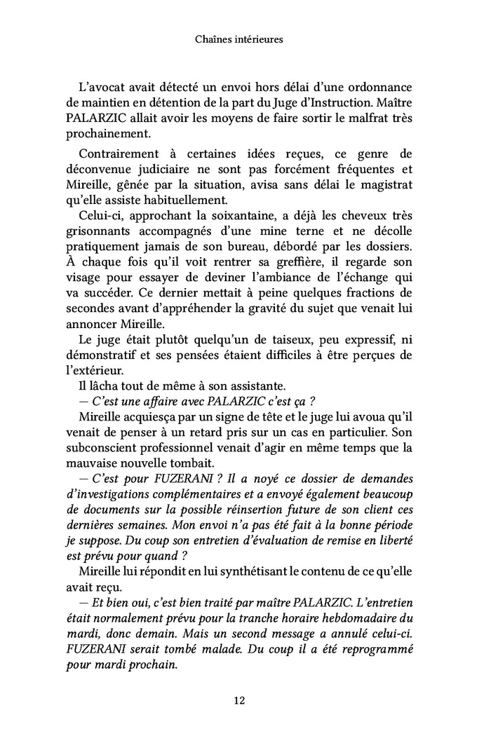 Chaînes intérieures