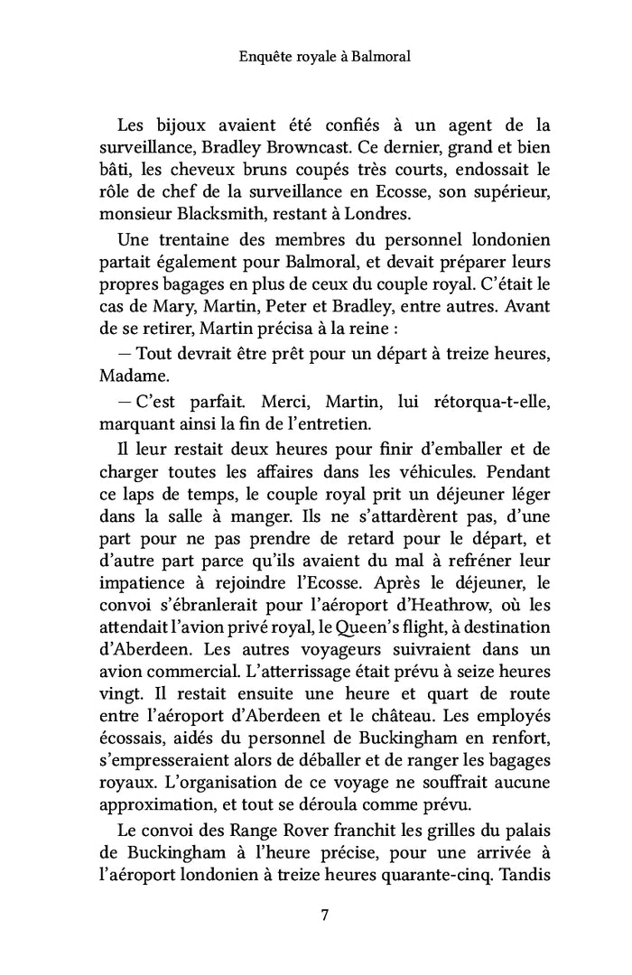 Enquête royale à Balmoral