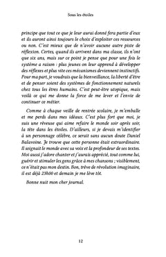 Sous les étoiles