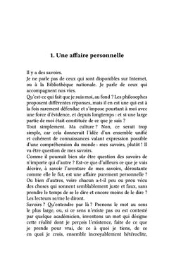 L'Étrange Affaire des mal-savoirs
