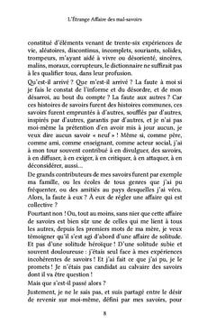 L'Étrange Affaire des mal-savoirs