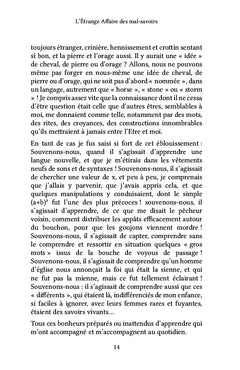 L'Étrange Affaire des mal-savoirs