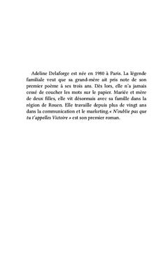 N'oublie pas que tu t'appelles Victoire