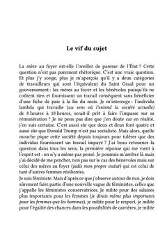 Mère au foyer, une profession féministe