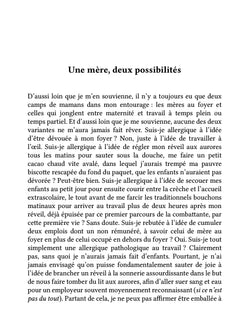 Mère au foyer, une profession féministe