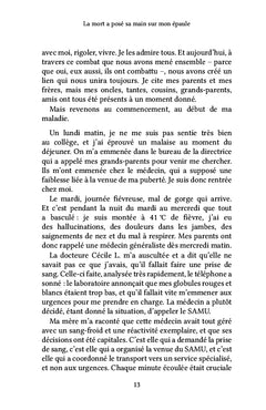 La mort a posé sa main sur mon épaule