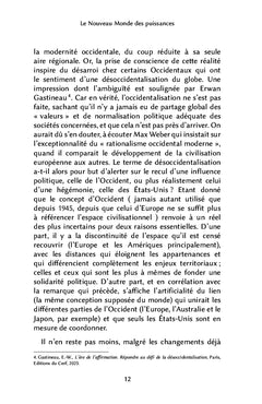 Le Nouveau Monde des puissances