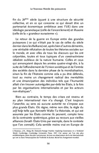 Le Nouveau Monde des puissances