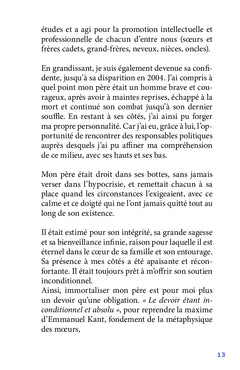 Parcours d'un homme intègre