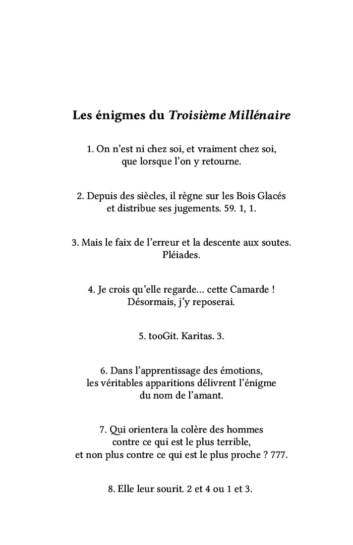 Le Troisième Millénaire, tome 1