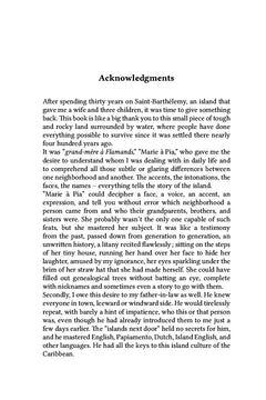 Saint-Barthélemy, History and Genealogy of an Island