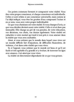 Réponses existentielles
