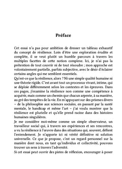 Une compréhension de la résilience avec des approches plurielles