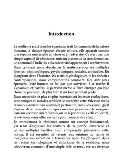 Une compréhension de la résilience avec des approches plurielles