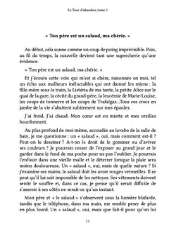 Le Tour d'abandon, tome 1