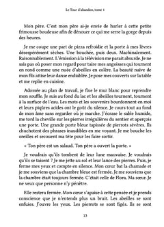 Le Tour d'abandon, tome 1