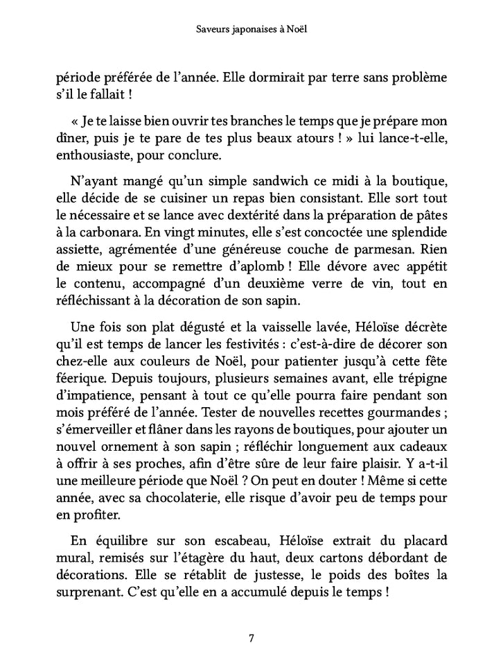 Saveurs japonaises à Noël